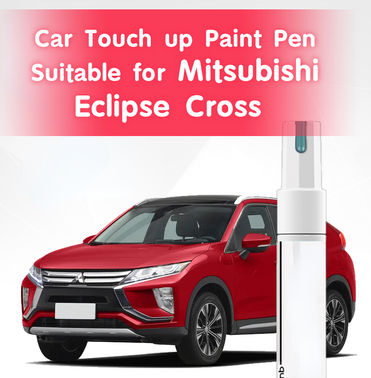 Car Touch up Paint Pen Suitable for Mitsubishi Eclipse Cross Paint Fixer Pearl White Amber Brown Pearlescent Silver Crystal Blue ราคา 172 บาท*ส่งฟรี