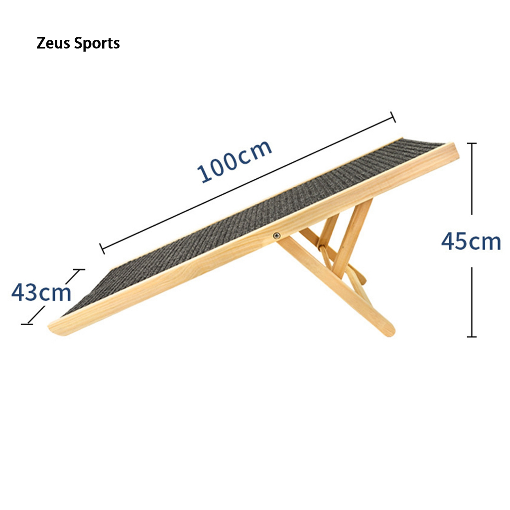 [Available] Folding stairs for dogs, cats, and pets, soft, non slip, adjustable height, and convenient storage ราคา 763 บาท*ส่งฟรี