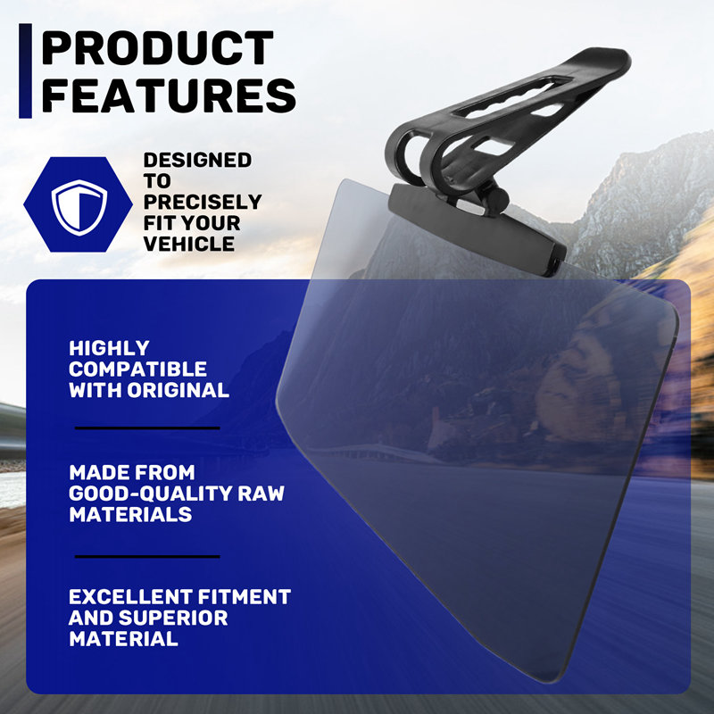 Car Visor Extensions Automotive Anti-Glare Visor Mirrors Car Sun Visor for All Trucks Car Front Seat Driver or Passenger