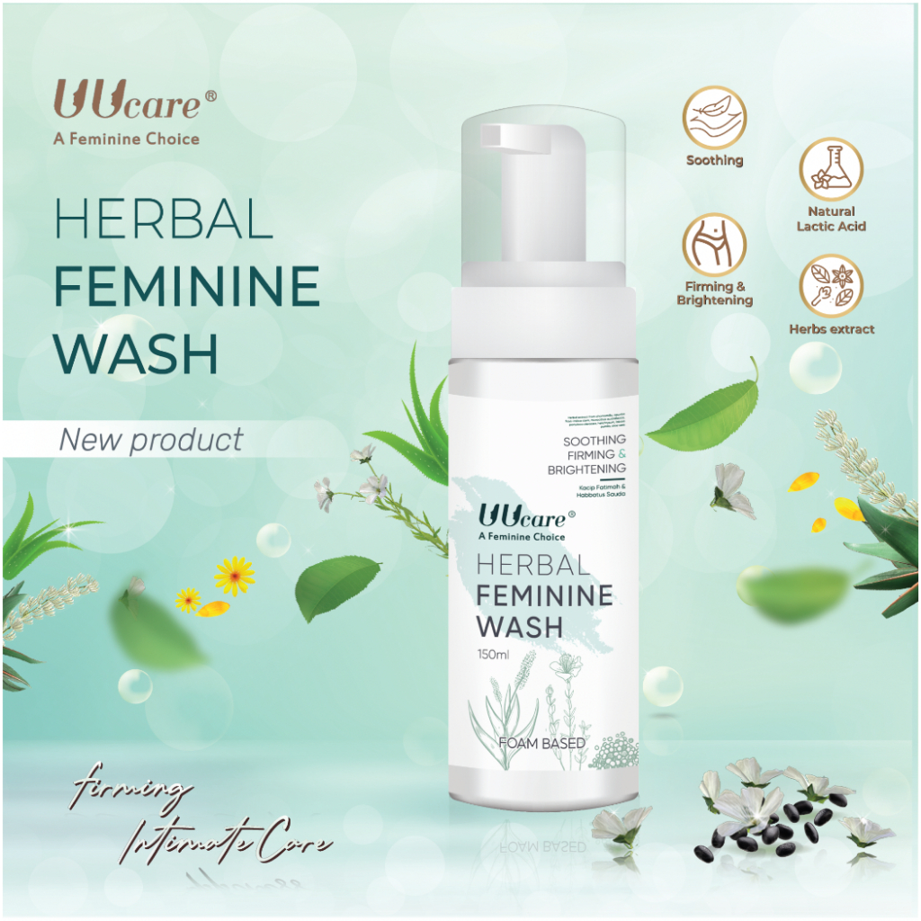 Dung dịch vệ sinh phụ nữ Thảo mộc dạng bọt UUcare Singapore