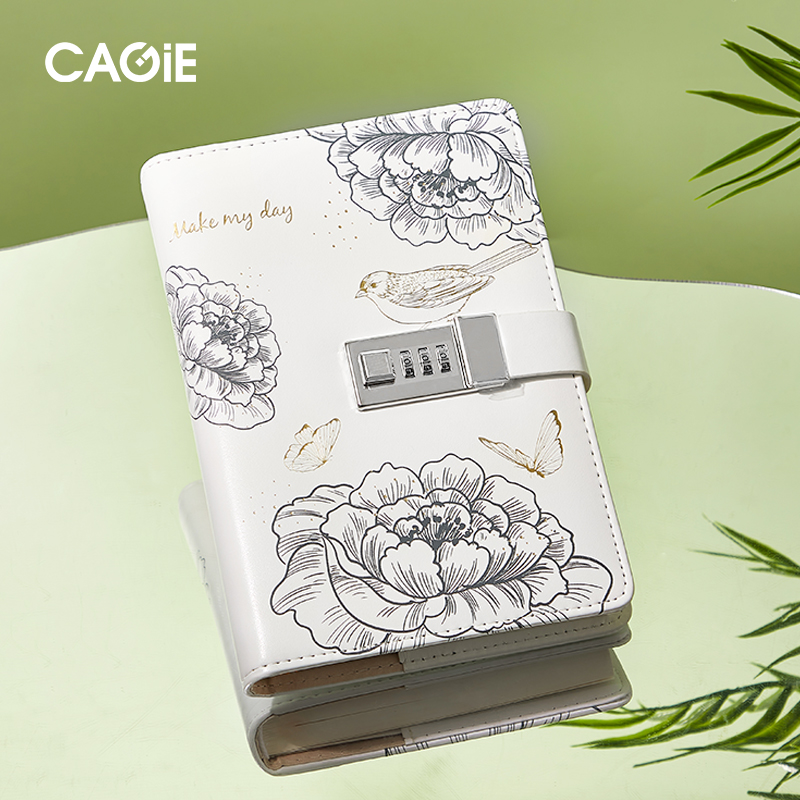 {UU61} Detachable Diary with password Lock B6 Notebook Office Journal Notepad Agenda Planner Note Bo