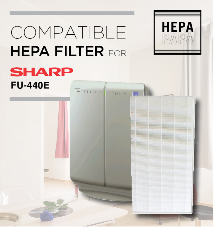 Compatible HEPA Filter For Sharp FU-440 / FU-440E Singapore