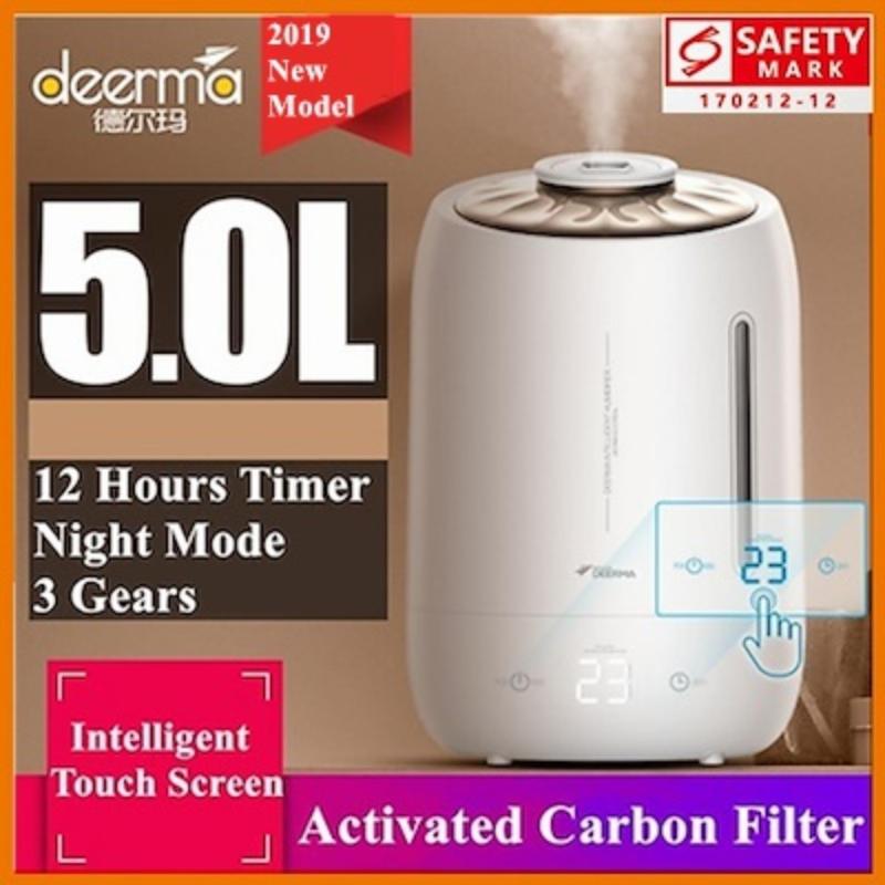 RC-Global Deerma DEM - F600 Humidifier 5L Large Capacity Air Purifier Aromatherapy Aroma Diffuser Purifying Mist Maker Household Air-conditioned Rooms Office SG Safety Mark Plug (德尔玛加湿器家用静音卧室孕妇婴儿大容量空气净化空调香薰机F600) Singapore