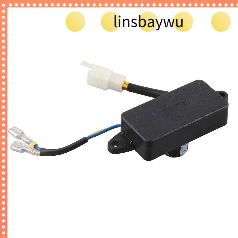 LINSBAYWU 250V 220UF Bộ điều chỉnh điện áp tự động 2-3KW 6 dây Bộ ổn định điện áp Bộ chỉnh lưu điều chỉnh điện áp AVR Ổn định Máy phát điện chạy xăng