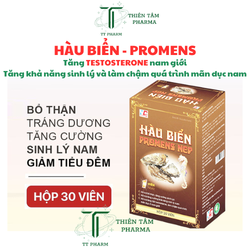 Tinh Chất Hàu Biển Promen NCP Tăng Cường Sinh Lý Nam Giới, Bổ Thận, Tráng Dương - Hộp 30 Viên tampha