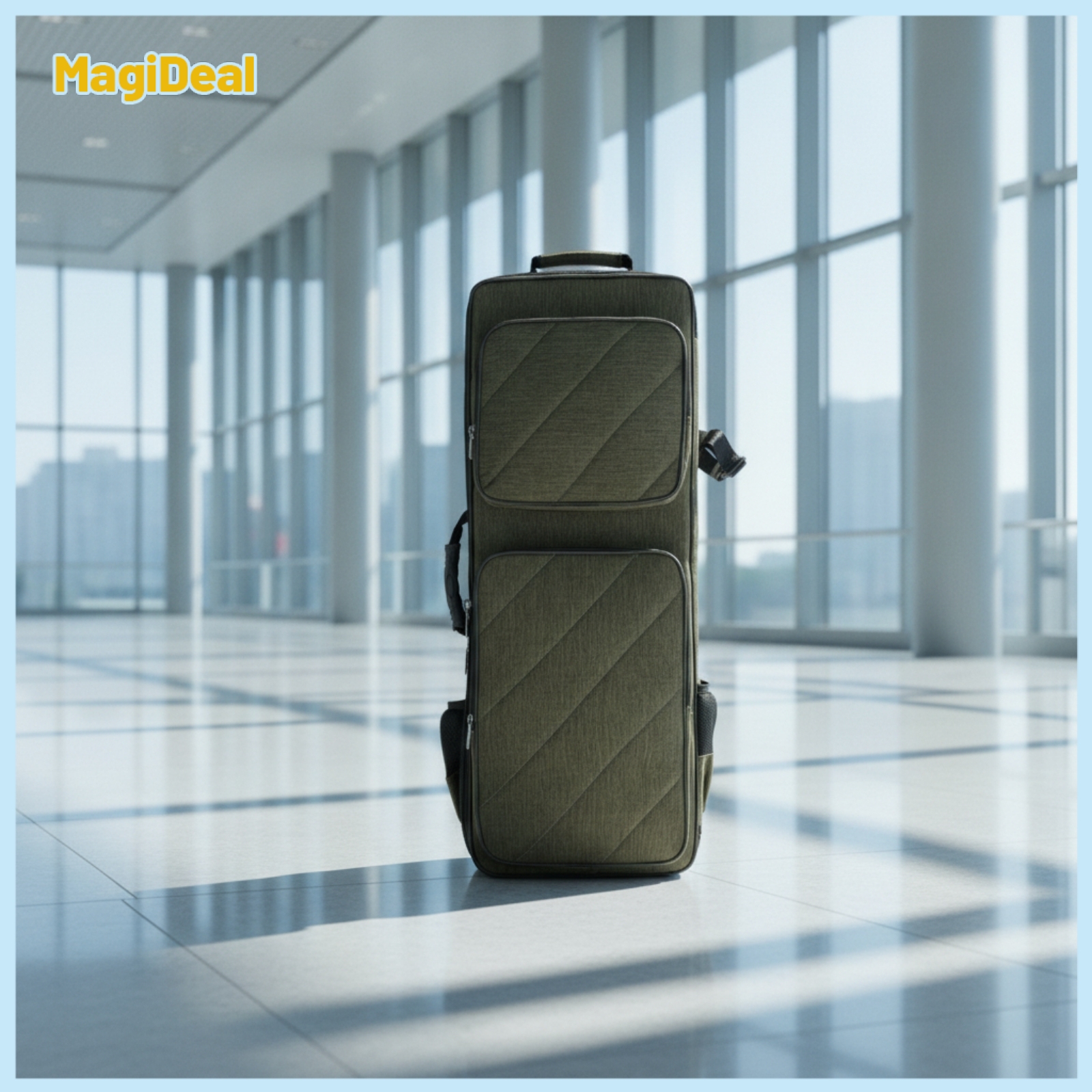MagiDeal Padded Double Flute Carry Bag Safeguarding Flute Bag Zippered Case with Pocket Portable for Travel ราคา 3,235 บาท*ส่งฟรี