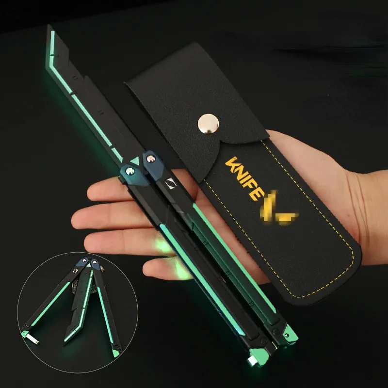 Butterfly  Valorant Peripheral Metal Model 1pc 9.8Inch Fearless Contract Practice Props Large RGX Lu