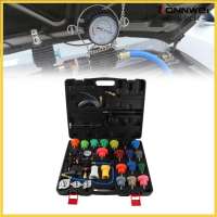 Konnwei Universal Radiator Pressure Tester Kit Multifunctional Coolant System Cooling Pressure Tester Kit for Automotive Cooling System Water Tank