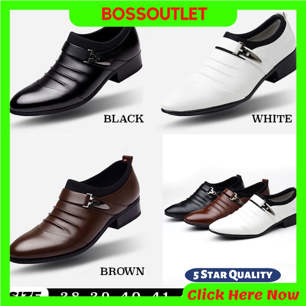 Black Leather Shoes (Kasut Kulit Hitam Louis Cuppers), Women's