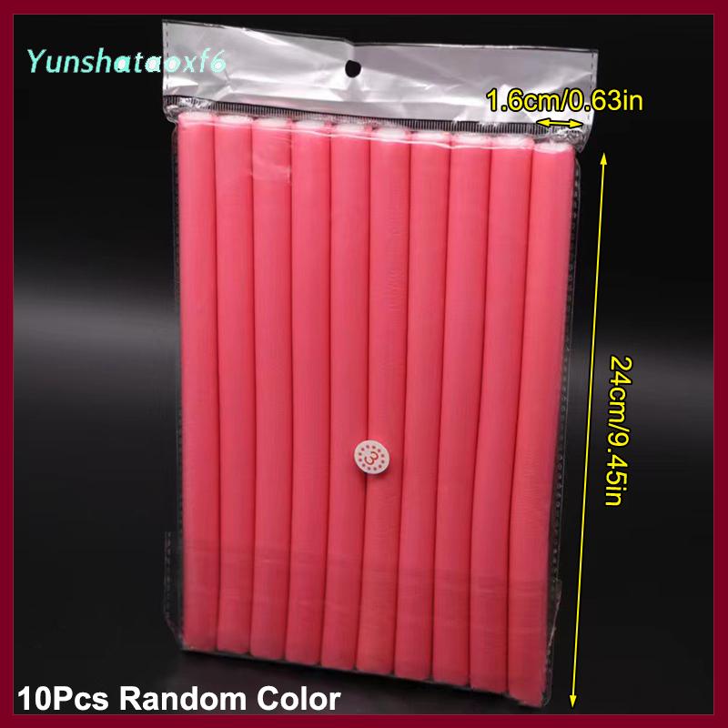 yunshataoxf 10 chiếc Máy uốn tóc linh hoạt Máy uốn tóc Máy Uốn Tóc máy uốn cong mềm uốn cong uốn xoăn Máy uốn tóc dụng cụ tạo kiểu không có máy uốn nhiệt máy ủi uốn nóng - 8