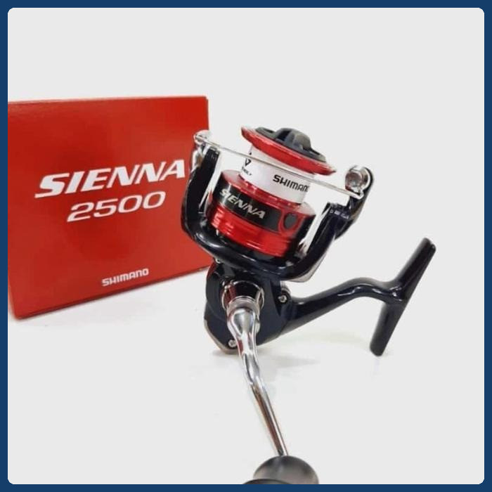 molinete shimano sienna 2500 preco brasil Shimano Sienna 2500 Hg molinete vermelha/preta