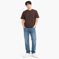Baverre by Hassenda - Austin Kaos Oblong Polos Pria Unisex Lengan Pendek Coklat VTG81245CKT