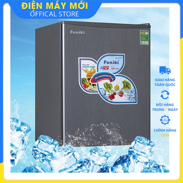 [FREESHIP NTHN] Tủ lạnh mini Funiki 70 lít làm đá nhanh FR-71CD Ghi xám /FR-71DSU Đen  - Hàng chính 