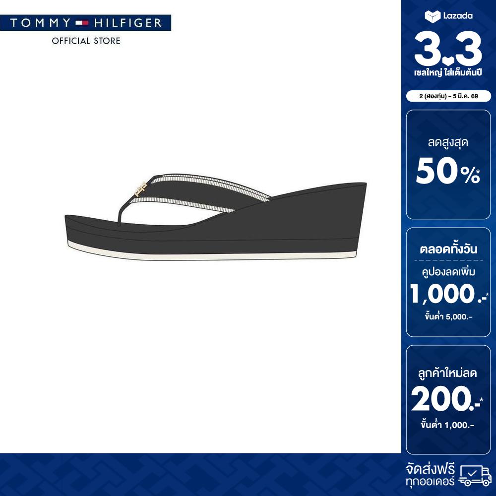 Tommy Hilfiger Women Flip Flop Model FW0FW08738 BDS - Black ราคา 1,395 บาท*ส่งฟรี