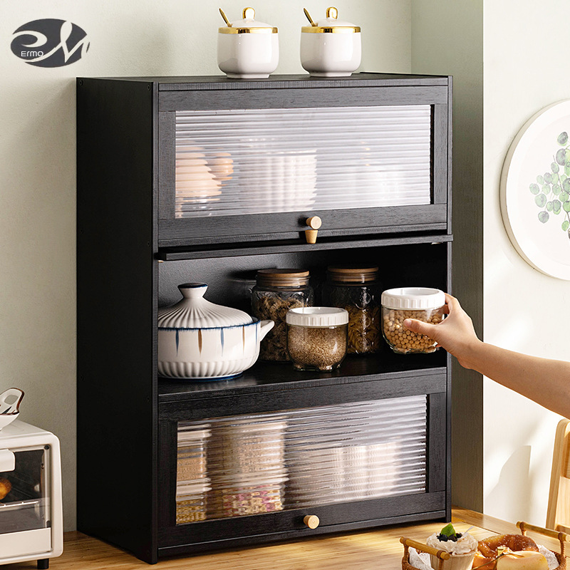 Kitchen shelves, spices, dishes, storage shelves, microwave ovens, countertop supplies, household use, multi-layer storage cabinets ราคา 572 บาท*ส่งฟรี