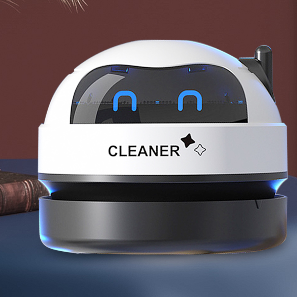 [HomeToolss]Wireless Handheld Dust Vacuum for Desks and Tables, 500mAh Battery, Pet Hair and Food Crumb Cleaner, Lightweight and Portable Design - 1
