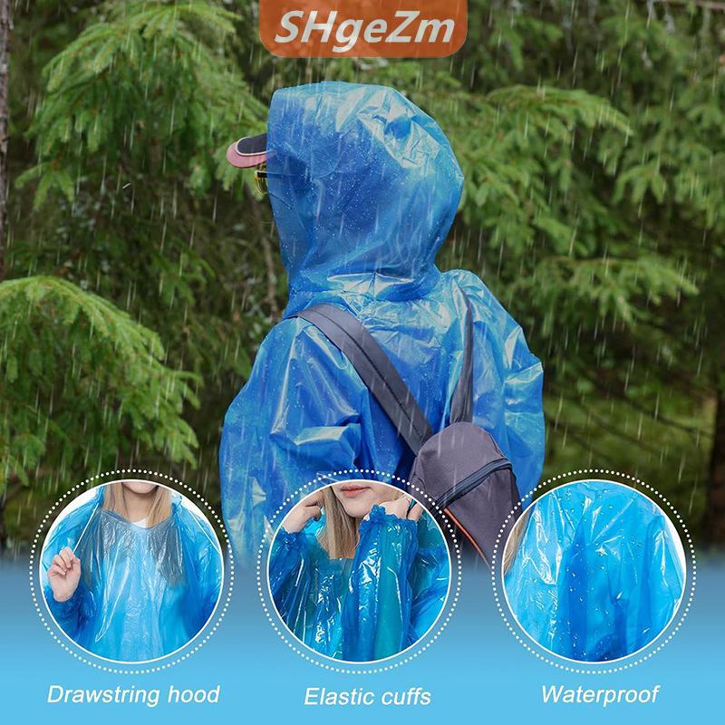 [COD] SHgeZm 1 5 10 chiếc áo mưa cầm tay mini nhiều màu sắc bóng dày dùng một lần không thấm nước khẩn cấp người lớn mưa ponchos CAPE Keyring