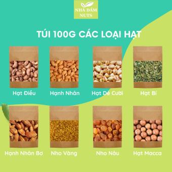 Các Loại Hạt Dinh Dưỡng, Hạt Sấy Khô Hạt Ăn Tết Túi Zip 100G