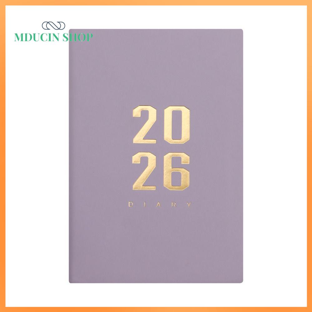 MDUCIN SHOP A5 Sách lịch trình 2026 Tiếng Anh 304 trang Người lập kế hoạch học tập  Hiệu quả Sổ ghi chú hàng ngày Nhiệm vụ