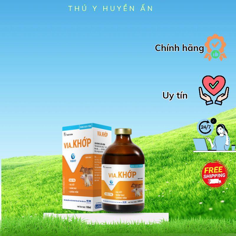 THUỐC THÚ Y – VIA.KHỚP GIẢM ĐAU – HẠ SỐT – CHỐNG VIÊM 50 ML