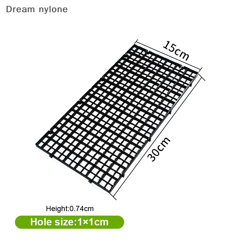 Dream nylone Có thể tháo rời spliceable Fish Tank cô lập tấm trên bìa Net dưới bộ lọc khung lưới dưới tấm lọc chia tấm - 3