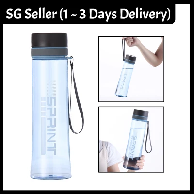 SG Seller!! Water Bottle 630ml/800ml/1000ml Black/Green/Blue/Orange Durable/Exercise/School Bottle