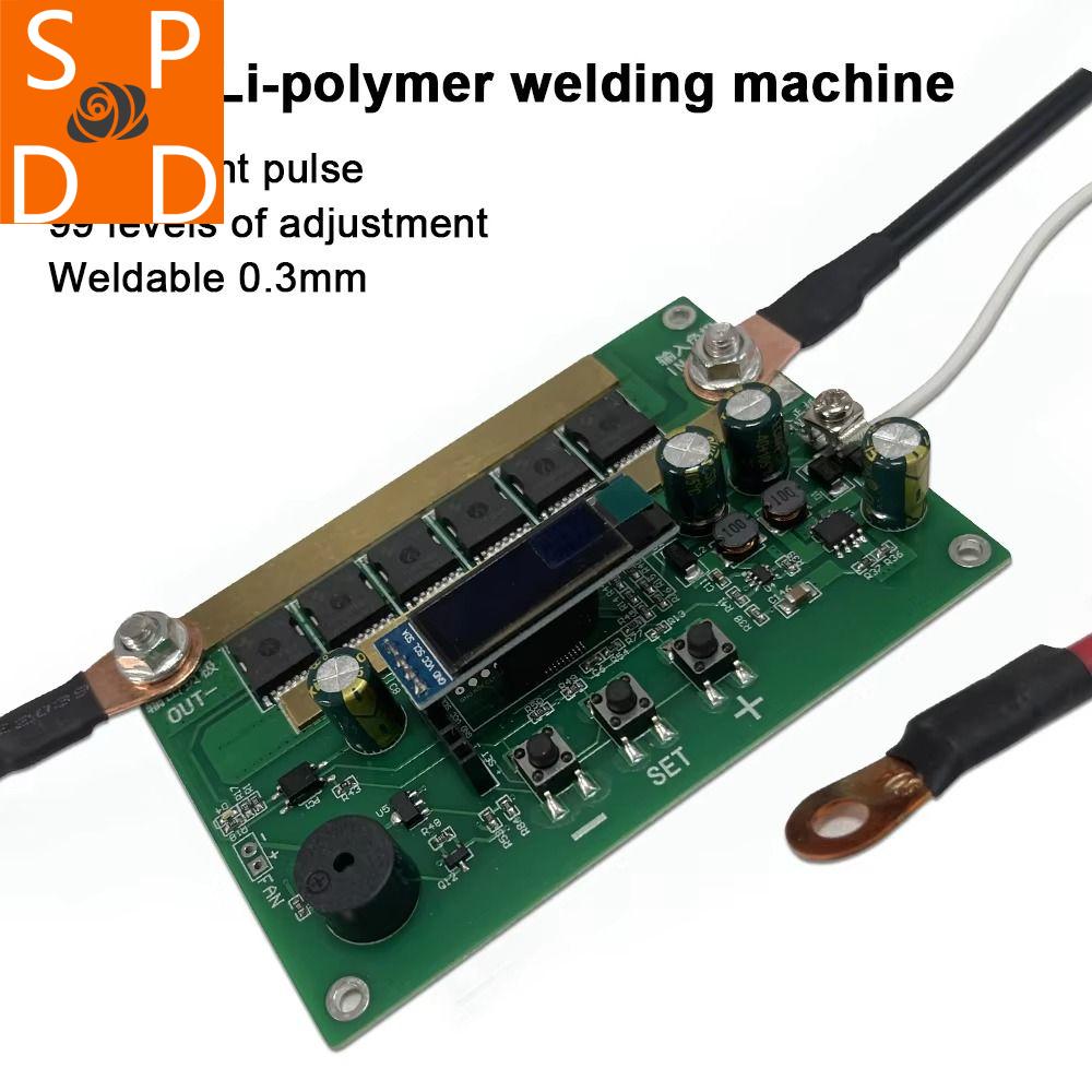 SPDD Bút hàn đồng Bộ bảng điều khiển máy hàn Màn hình kỹ thuật số thông minh Hiển thị thời gian thực Mô-đun máy hàn điểm 12V 99 bánh răng Hiệu quả Đầu ra hai Bộ dụng cụ hàn điểm Dành cho pin lithium 18650 Giá 636,199 Đồng*Miễn phí vận chuyển
