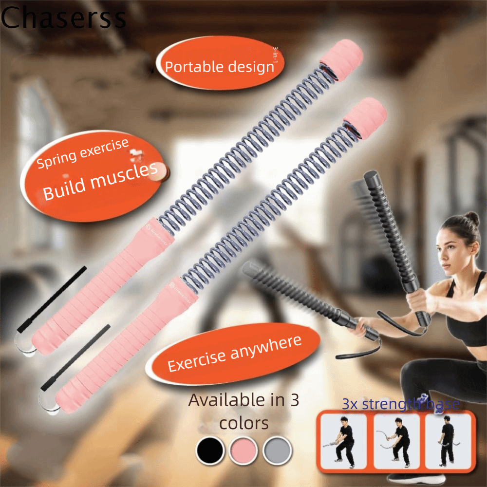 CHASERSS Lò xo thay thế Dây tập thể dục Thép không gỉ Phục hồi Dây chiến đấu không dây Thanh cầm thể dục Bền bỉ Dây tập sức mạnh cánh tay Bài tập mở rộng