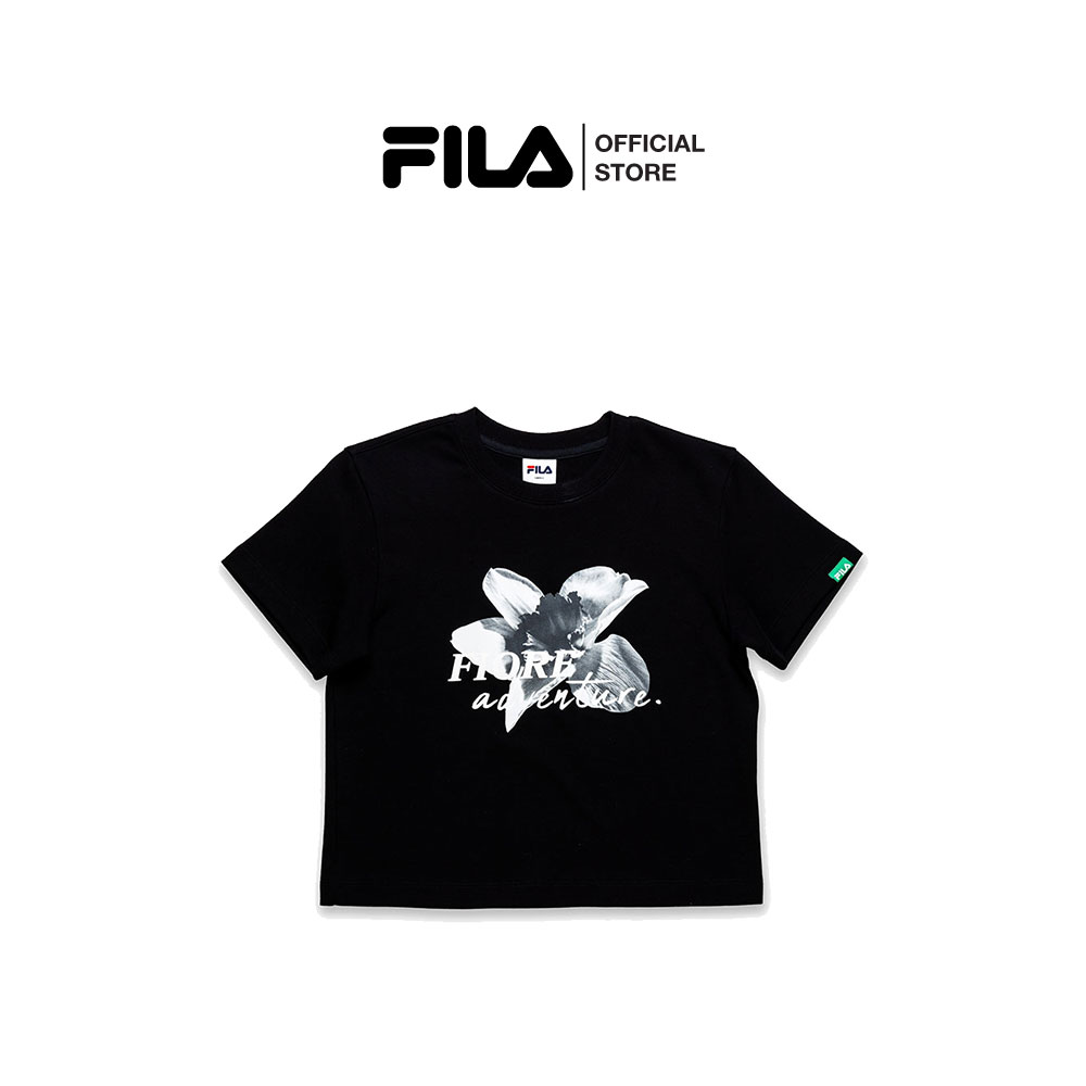 FILA CROP FIORE COLLECTION Product Code : FW2TSH11033F-BLACK ราคา 1,113 บาท*ส่งฟรี
