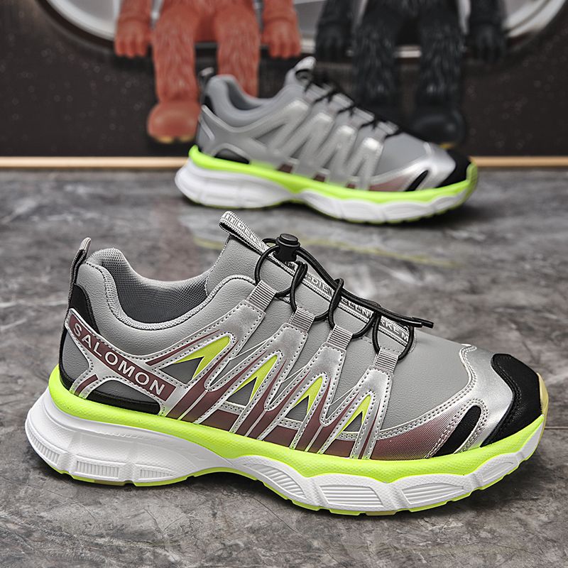 MIKEJIE Men s Casual Sneakers Breathable Platform Outdoor Hiking Shoes Men