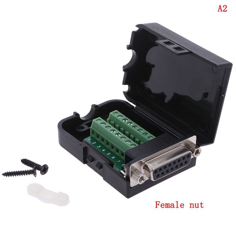 Zthome DB15 D-SUB 2 hàng 15 pin cắm Breakout thiết bị đầu cuối Hội Đồng Quản trị kết nối