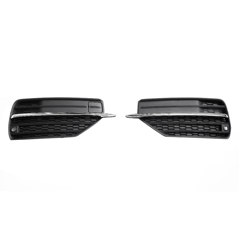 (OGCP) 1Pair Front Bumper Fog Light Grille Cover Black Front Bumper Fog Light Grille 31383045 31383044 for XC90 2016-2019 Lower Bumper Outer Racing Grills