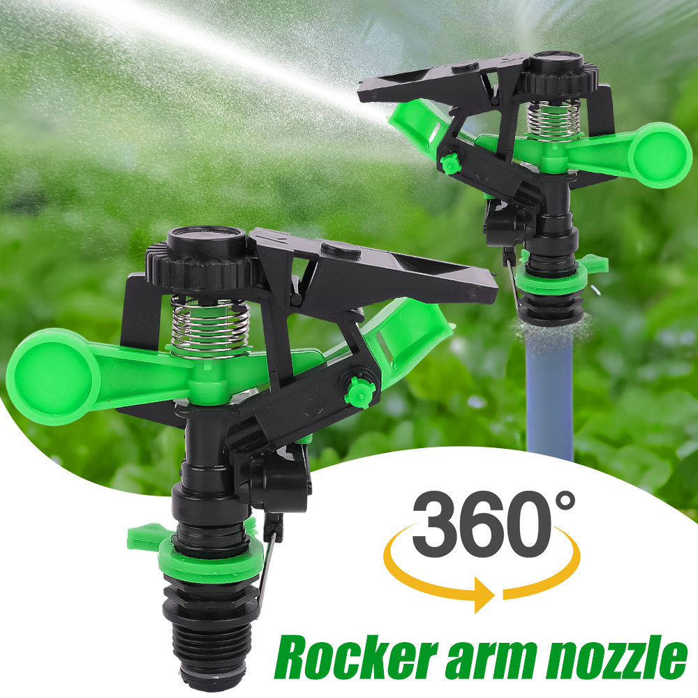 1/4 chiếc Đầu phun xoay tự động 360 ° đầu nối 1/2 inch DN15 hệ thống tưới tự động tưới vườn tưới tiêu nông nghiệp