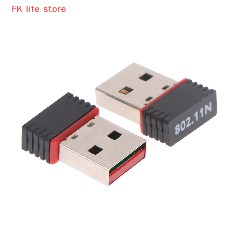 FK life Bộ chuyển đổi wifi USB mini ăng ten 802.11n Bộ thu không dây USB 150Mbps Card mạng