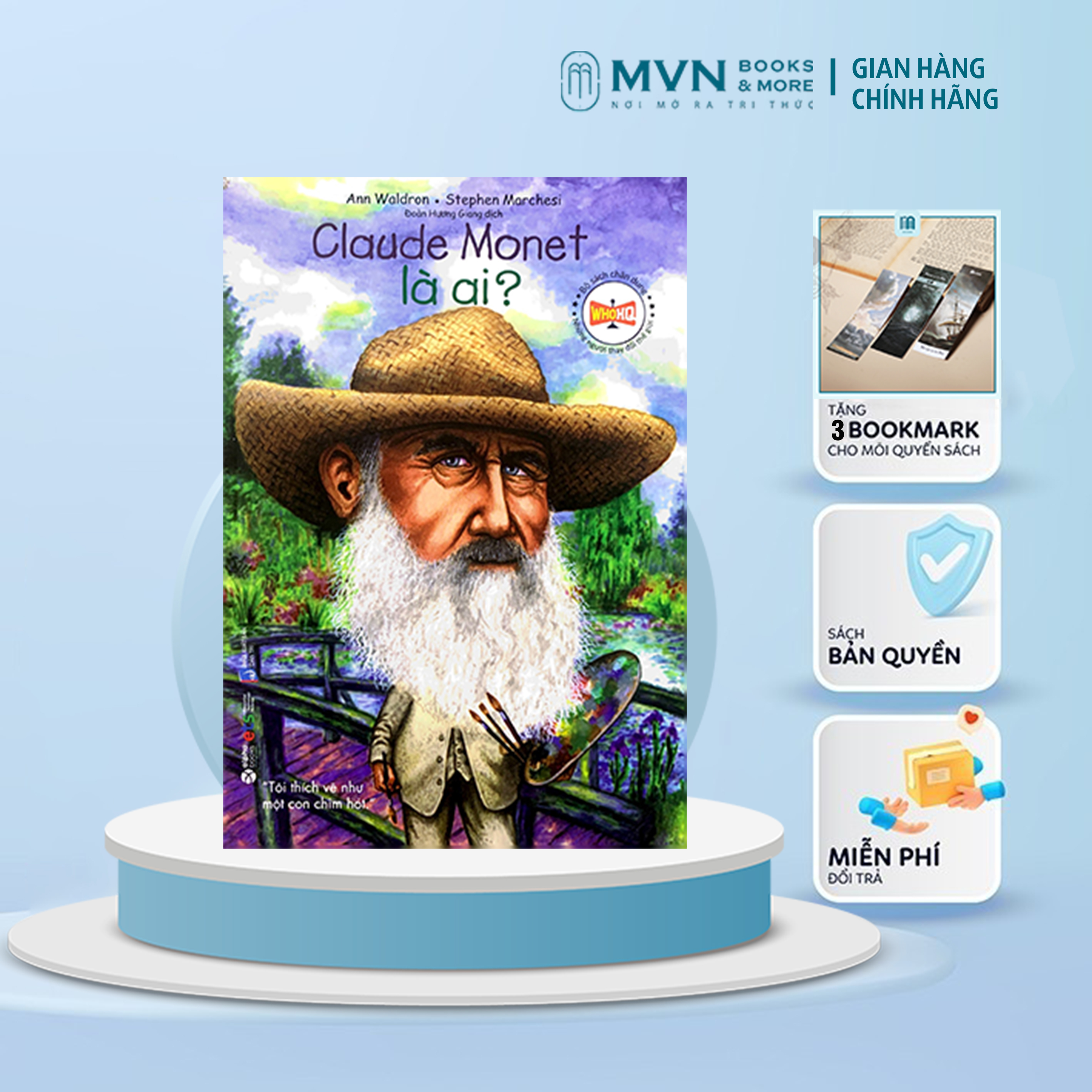 Sách - Bộ sách chân dung - Claude Monet là ai? 59k - Mvn Books