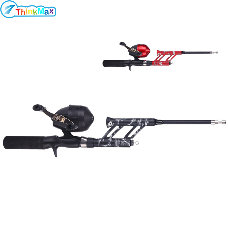 Rod And Reel Combo, Combo Telescoping Fishing Pole, Adjustable Lightweight Carbon Fiber Rod And 3.0:1 Ratio Reel For Outdoor Freshwater Saltwater Fishing ราคา 896 บาท*ส่งฟรี