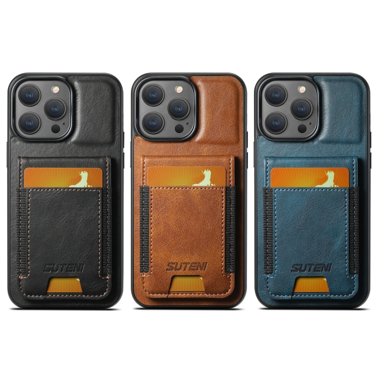 [Hzsunsky] Ví da sáp dầu suteni H03 vỏ điện thoại lưng cho iPhone 15 Pro Max/iPhone 15 Plus/iPhone 14 Plus/iPhone 14 Pro/iPhone 14 Pro Max/iPhone 13 Pro Max/iPhone 12 Pro max/iPhone 11 Pro Max/iPhone 12 / 12 Pro