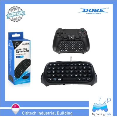 [SG Wholesaler] TP4-008 DOBE Wireless Bluetooth Keyboard for PS4 / Slim / Pro Controller