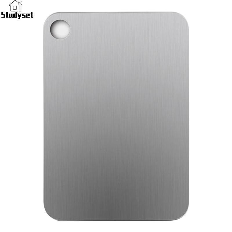 Studyset Portable Titanium Cutting Boards, Kitchen Double Sided Titanium Chopping Board, Hanging Cutting Boards With Smooth Durability Edge For Kitchen ราคา 1,636 บาท*ส่งฟรี