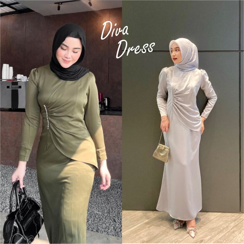 Beli Pola Dres Bridesmaid Duyung Elegan Online Harga Terbaik
