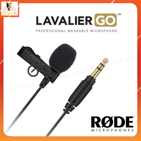Rode Lavalier GO - Micro Cài Áo Chuyên Dụng Cho Wireless GO, Máy Ảnh, Máy Quay