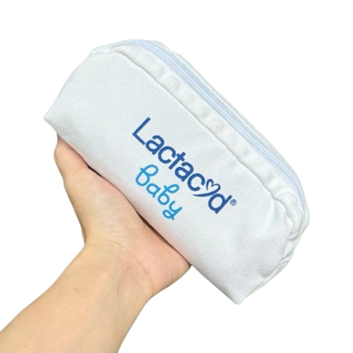 Túi Đựng Đa Năng Vải Canvas Trắng 18.5x4x7.5cm Lactacyd