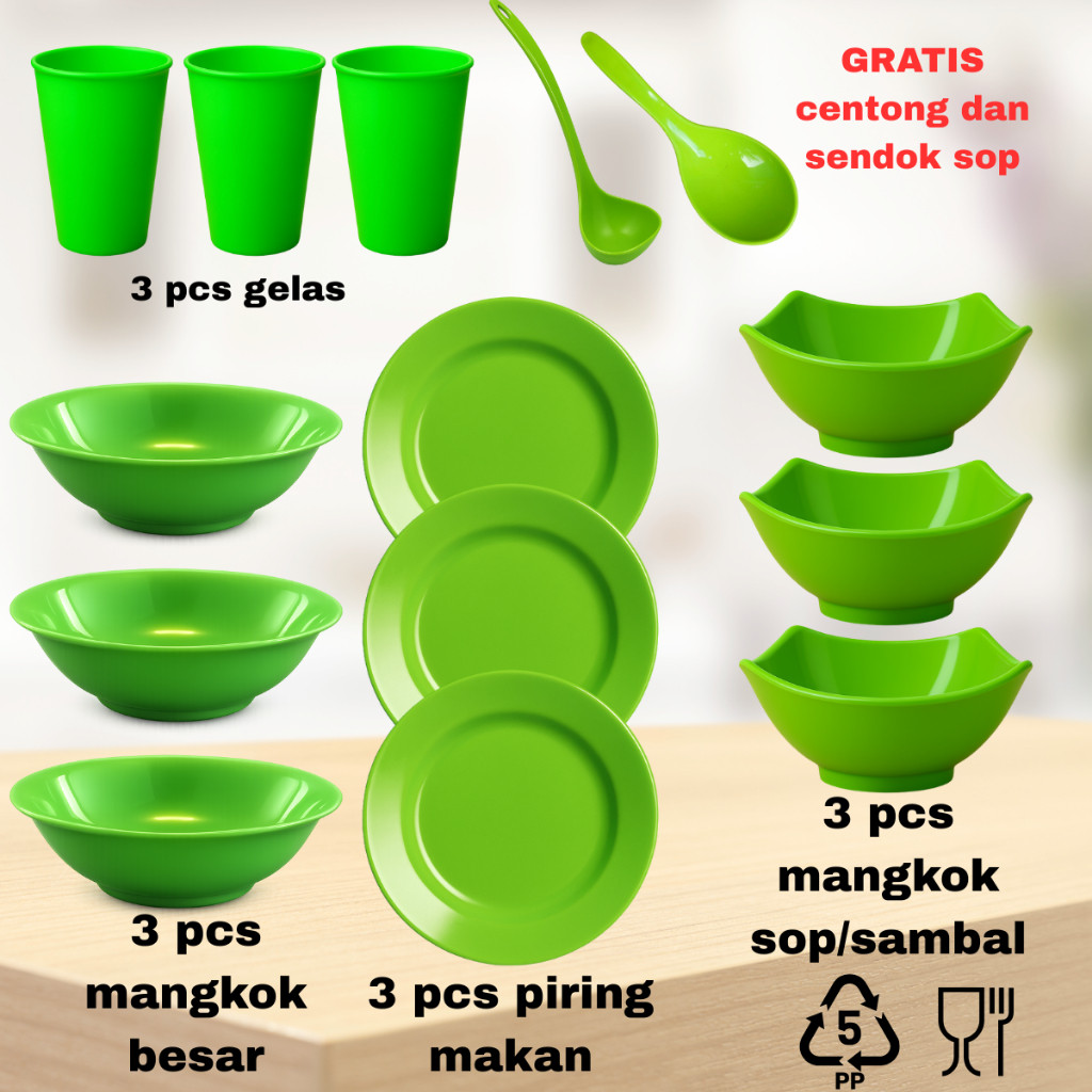 Maut Combo 14 Pcs Complete Dining Set