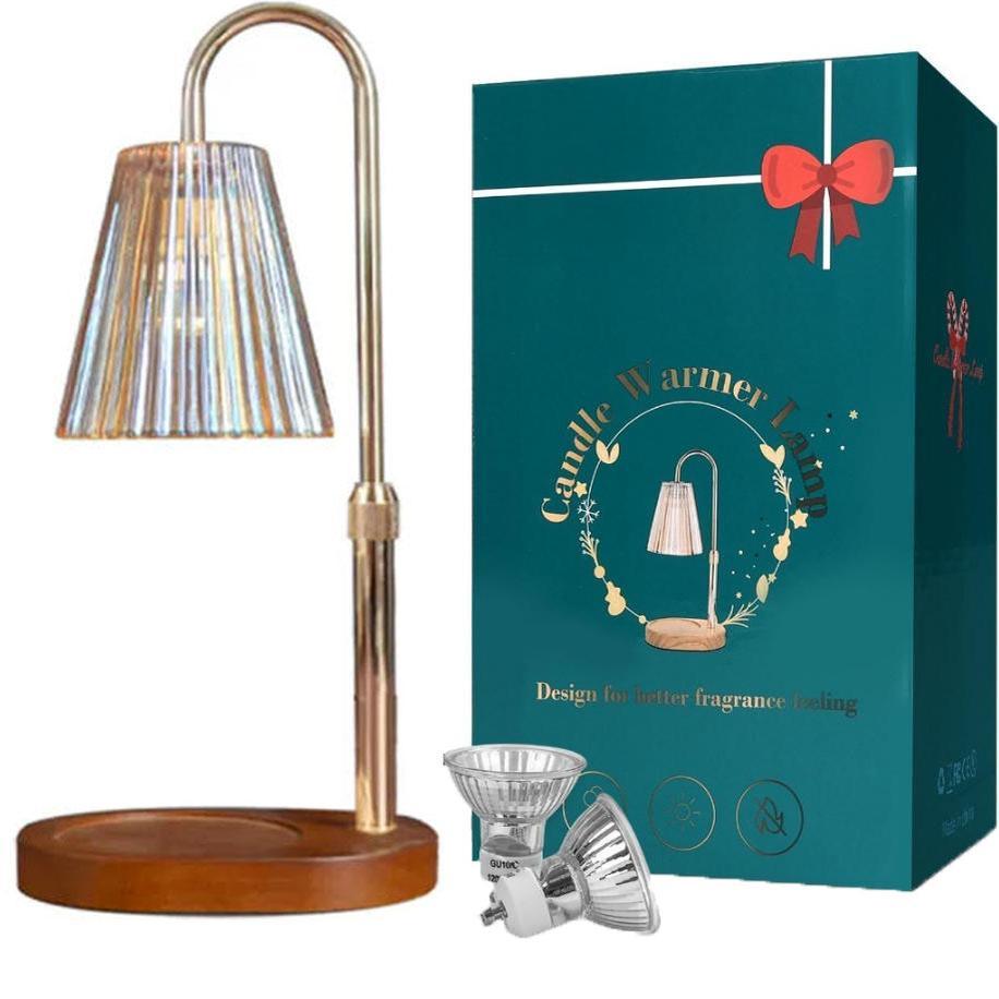 【SG Dliver】Candle Warmer 2 free halogen light bulb warmerCandle Warmer Lamp Height Adjustable Candlelights Aromatherapy Lamp with Timer