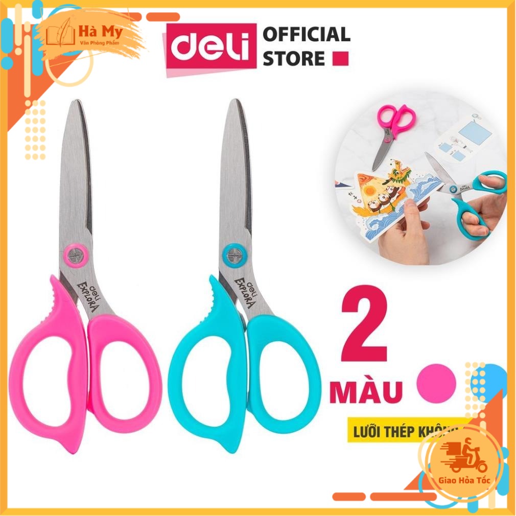 Kéo học sinh deli 135mm - explora - e77755