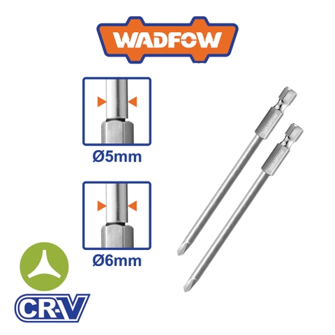 BỘ 2 MŨI VẶN VÍT ĐẦU TAM GIÁC KÍCH THƯỚC 3Y3 CỦA WSV9K3Y3 WADFOW - HÀNG CHÍNH HÃNG