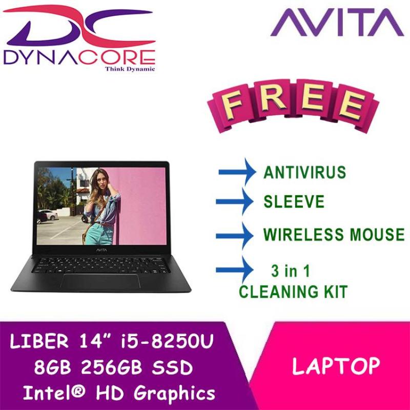 DYNACORE - AVITA LIBER 14 In i5-8250U 8GB 256GB SSD Matt Black (NS14A2SG014P)