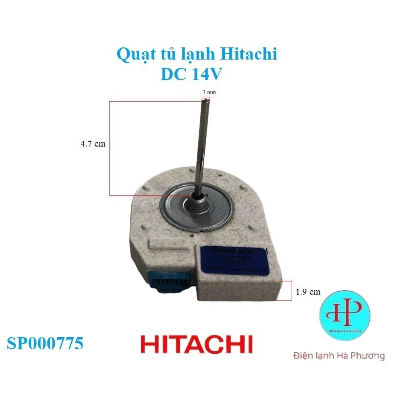 Quạt sứ tủ lạnh Hitachi - Quạt tủ lạnh Hitachi -  Mới hãng - F160