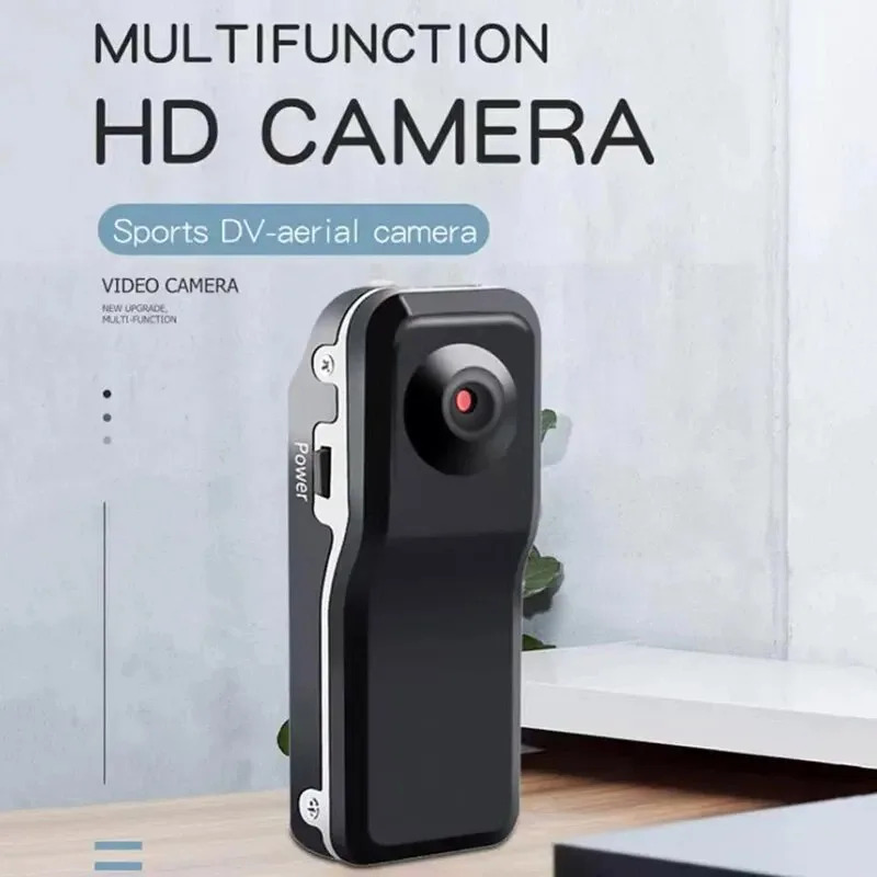 Camera  DV HD gắn trên thân máy quay video di động ghi hình an ninh cho bảo mẫu, camera thể thao nhỏ