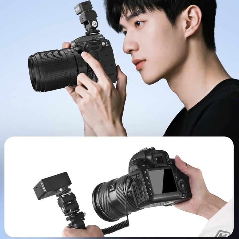Bộ chuyển đổi ngàm nóng xoay với cổng đồng bộ hóa PC và thiết kế nâng cao cho ánh sáng trong nhiếp ảnh trường quay chuyên nghiệp